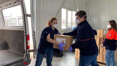 260 прикарпатцям допомогли з продуктами до Пасхи