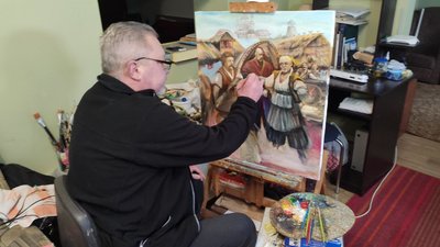 Його "козаки" в приватних колекція 16 країн світу: історія художника з Тернополя