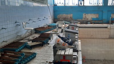 У Кропивницькому ремонтують басейн у спортивній школі олімпійського резерву
