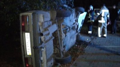 У Добровеличківці чоловіки перекинулись на автомобілі. Були нетверезі