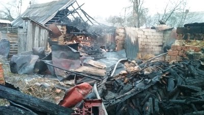 На Житомирщині за добу тричі горіли господарчі будівлі На Житомирщині за добу тричі горіли господарчі будівлі