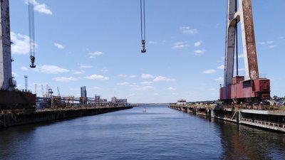 У Миколаєві відновлюють найбільший в Україні сухий док У Миколаєві відновлюють найбільший в Україні сухий док