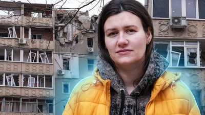 У Миколаєві досі не демонтували під'їзд пошкоджений обстрілами