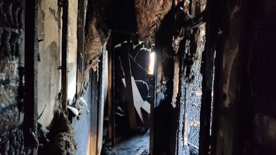 На Запоріжжі з пожежі врятували вагітну жінку