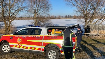 У громаді на Рівненщині рятували примерзлого до криги лебедя У громаді на Рівненщині рятували примерзлого до криги лебедя
