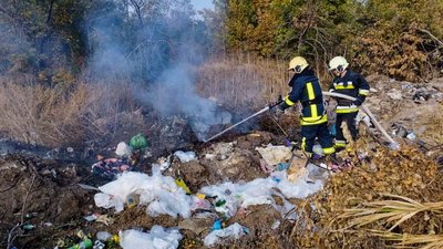 На Черкащині за дві доби сталося 14 пожеж сміття, сухої трави та очерету На Черкащині за дві доби сталося 14 пожеж сміття, сухої трави та очерету