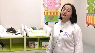 Завідувачка реабілітаційного відділення в Івано-Франківському обласному перинатальному центрі Оксана Постоловська Завідувачка реабілітаційного відділення в Івано-Франківському обласному перинатальному центрі Оксана Постоловська