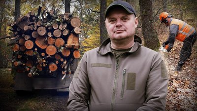 Дрова, Ігор Озарків, зима, паливна деревина, лісництво, Франківщина
