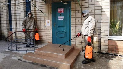 З початку карантину на Херсонщині продезінфікували понад 3 тисячі об'єктів, - ДСНС З початку карантину на Херсонщині продезінфікували понад 3 тисячі об'єктів, - ДСНС