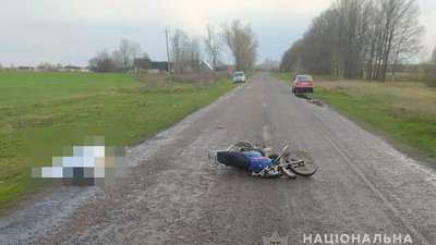На Житомирщині у ДТП загинула пасажирка мопеда