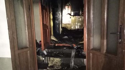 Під час пожежі загинув господар помешкання Під час пожежі загинув господар помешкання