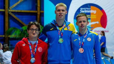 Андрій Трусов та Юрій Шенгур на чемпіонаті Європи-2024 з параплавання