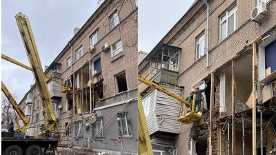У Запоріжжі тривають роботи в будинку, де вибухнув газ У Запоріжжі тривають роботи в будинку, де вибухнув газ