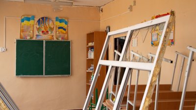 На проєкт ремонту школи на Одещині, яку пошкодила російська ракета, виділили 56 тисяч гривень