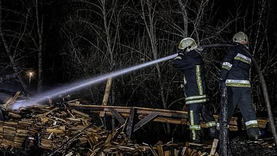 Пожежа в селі Острів