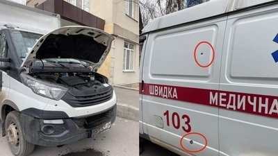 У Мелітополі військові РФ обстріляли карету швидкої