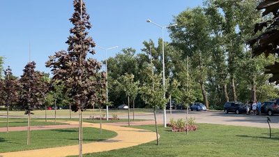У Кременчуці облаштували сквер пам’яті про загиблих в "Амсторі" У Кременчуці облаштували сквер пам’яті про загиблих в "Амсторі"
