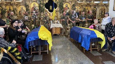 У Полтаві 5 червня попрощалися із солдатами Сергієм Блошенком та Валерієм Сабарнею
