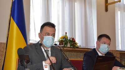 Голова облради Михайло Рівіс та в.о. голови ОДА Олексій Гетманенко Голова облради Михайло Рівіс та в.о. голови ОДА Олексій Гетманенко