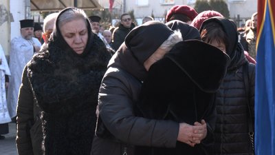 Прощання з Владиславом Петруком і Андрієм Серганчуком у Луцьку, 20 лютого 2025