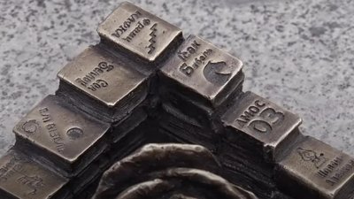"Золота Роза", присвячена єврейській громаді. У Дніпрі відкрили 15-ту мініскульптуру "Золота Роза", присвячена єврейській громаді. У Дніпрі відкрили 15-ту мініскульптуру