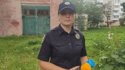 Олеся М’ялковська, начальниця відділу зв’язків з громадськістю управління патрульної поліції Тернополя