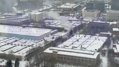 У Москві сталася пожежа на території заводу МіГ — соцмережі