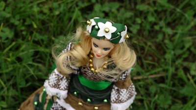 Лялька за мотивами твору Лесі Українки "Лісова пісня". Фото: Суспільне Карпати Лялька за мотивами твору Лесі Українки "Лісова пісня". Фото: Суспільне Карпати