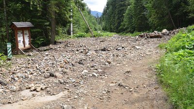 Водоспад Гук в Українських Карпатах - поза зоною досяжності