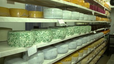 На одній з ферм Херсонщини приготували сири у вигляді прапора