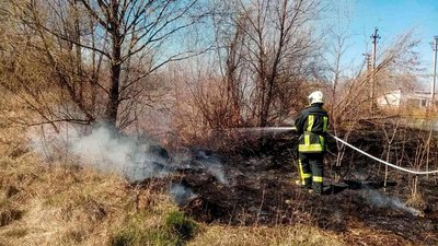 На Черкащині за добу сталося шість пожеж сухостою На Черкащині за добу сталося шість пожеж сухостою