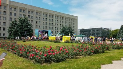 У Полтаві організували акцію протесту щодо ринку землі
