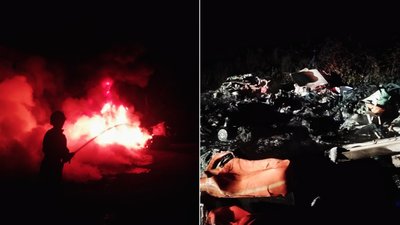 Пожежа на станції вторсировини на Закарпатті. Керівник організації заявив про підпал