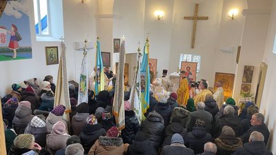 Освячення відновленого костелу. Листопад 2023. Тернопільщина Освячення відновленого костелу. Листопад 2023. Тернопільщина