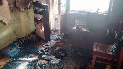 На Берегівщині під час пожежі у власній квартирі загинув 70-річний чоловік