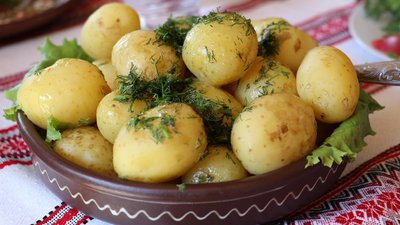 українська кухня ілюстративне, варена картопля