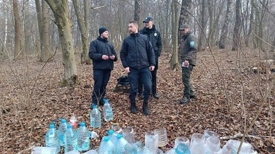 У тернопільському парку поліцейські затримали людей, які збирали сік і пошкодили 80 беріз