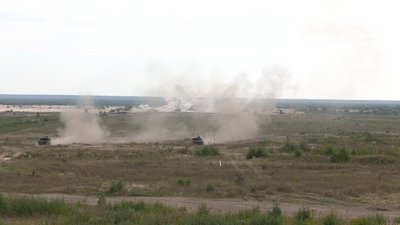 На Рівненському полігоні під час навчань визначатимуть кращого танкового