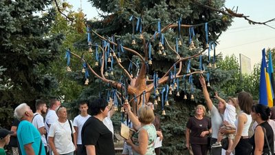 Освячення та встановлення «Дерева Надії» у місті Шаргород на Вінниччині