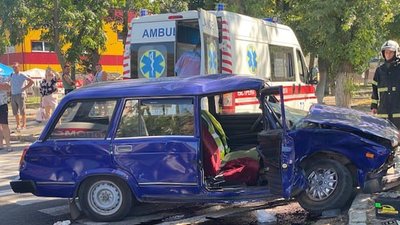 На Черкащині сталася ДТП, трьох травмованих госпіталізували