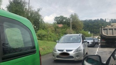 Обрізка аварійних дерев: від Кам'яниці до Перечина утворилася черга автомобілів