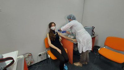 У Харкові запрацював центр вакцинації проти COVID-19 У Харкові запрацював центр вакцинації проти COVID-19