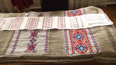 На Житомирщині після карантину відновили роботу над мистецьким проєктом "Рушник Олени Пчілки"