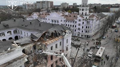 Наслідки удару по Сумах 13 квітня