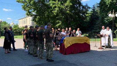 Прощання в Полтаві з Володимиром Коханичем