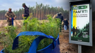 На Полтавщині висадили «Ліс пам’яті» на честь загиблих лісівників