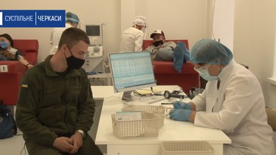 Черкаські нацгвардійці стали донорами