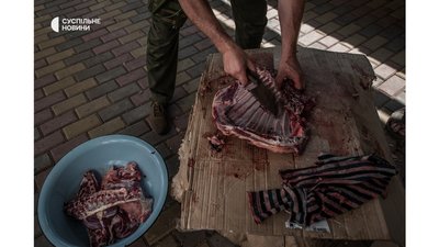 Курбан байрам в останній неокупованій мечеті на Донбасі Курбан байрам в останній неокупованій мечеті на Донбасі