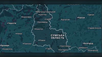 Мапа Сумської області