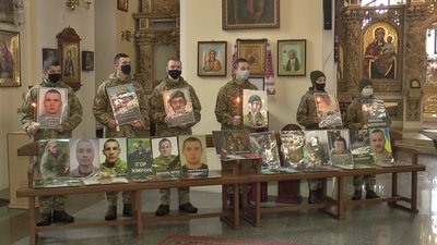 Панахида за загиблими бійцями Панахида за загиблими бійцями